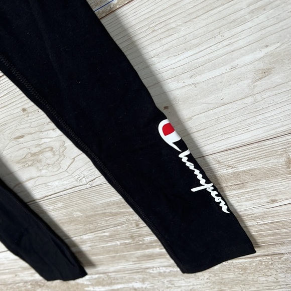 Champion leggings with logo in black Size Medium - Picture 6 of 10